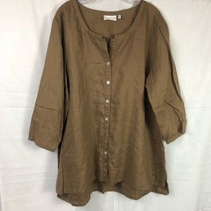 Habitat Women’s Top Cardigan 100% Linen